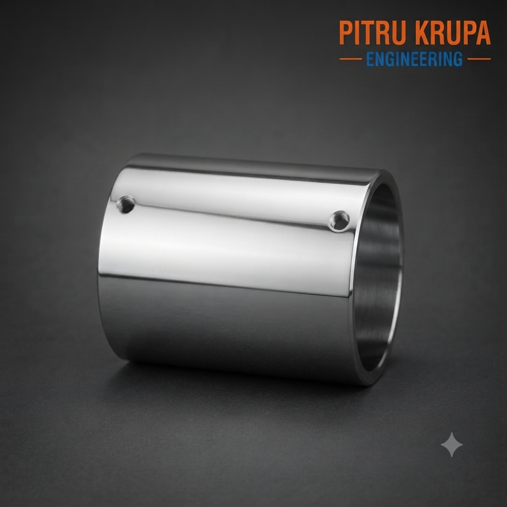 CNC Machined Stainless Steel Cylindrical Sleeve Housing