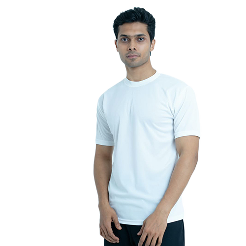 Mens White Promotional T Shirt