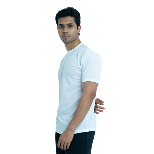 Mens White Promotional T Shirt