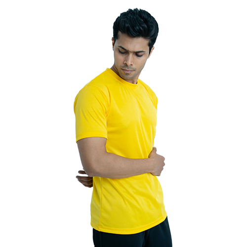 Yellow Color Plain T Shirt