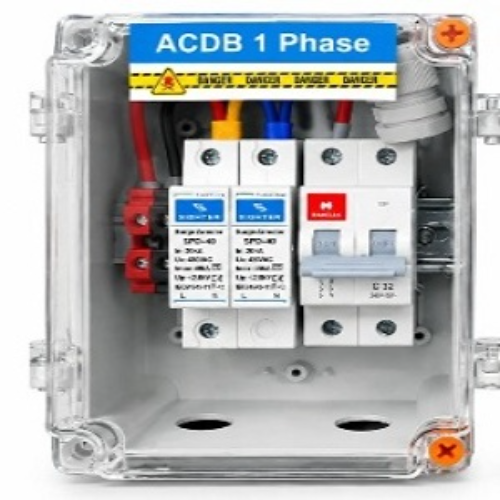 Solar Acdb 1Ph 32 Amp - Color: Transparent/Grey