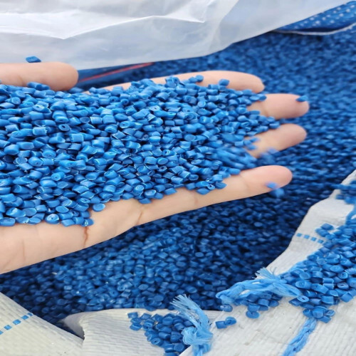 Recycled Blue Hdpe Granules