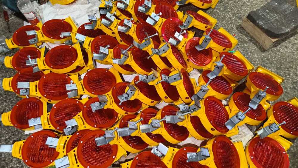 RED SOLAR FLASHER BULK