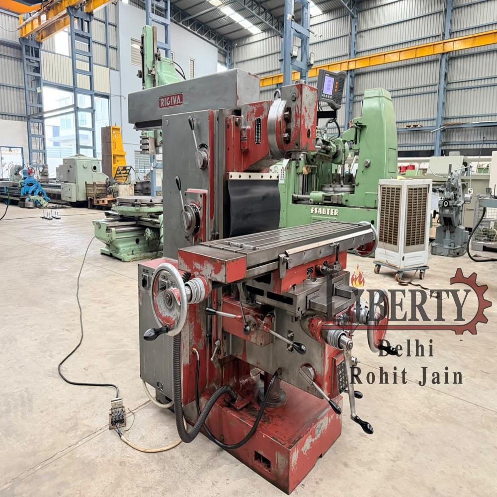 Rigiva Italy 1300 mm x 300 mm Universal Milling Machine