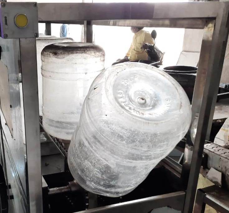 20 Ltr Water Jar Rinsing Filling and Capping Machine