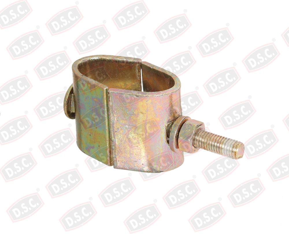 Universal Clamp - Forged Steel, 48.3 Mm Od, Galvanized | High Tensile, Flexible Secure Connection, Reusable