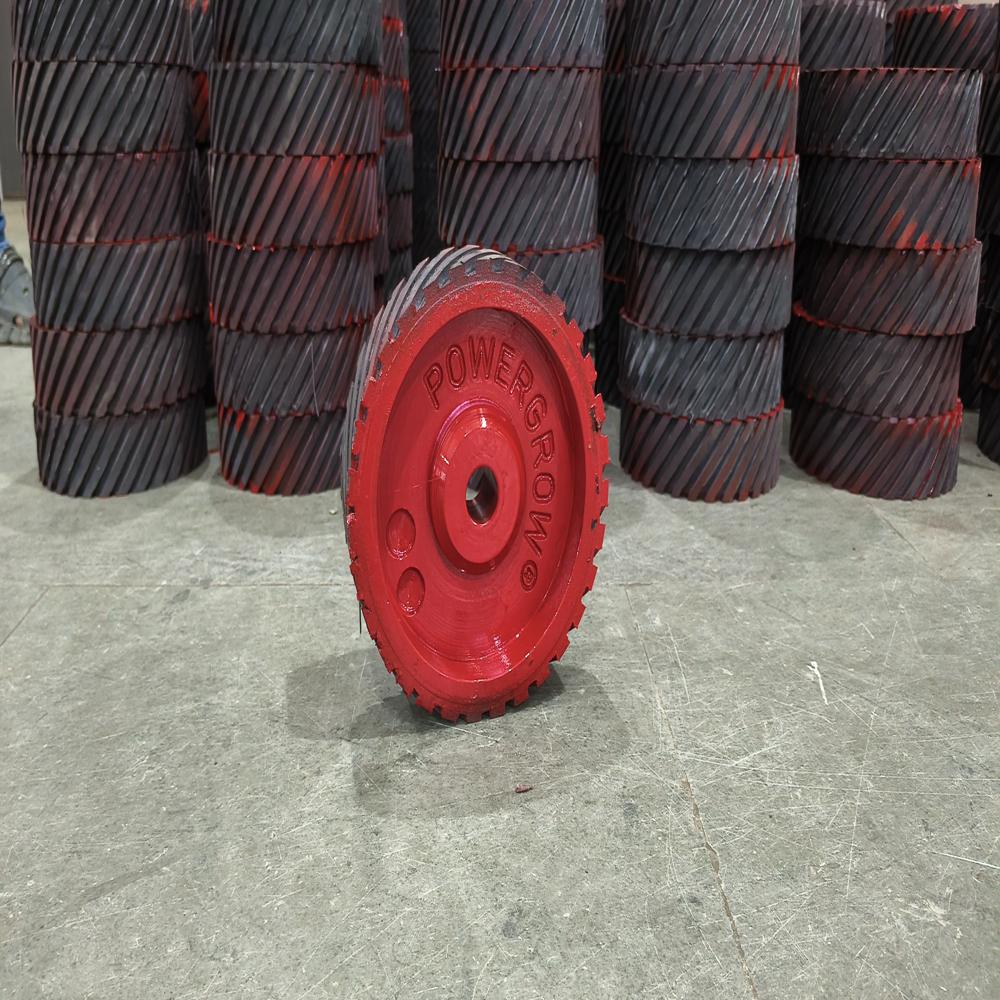 Solid Rubber Wheel - Material: Aluminium