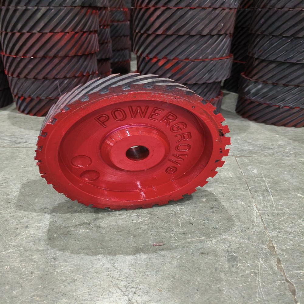 Solid Rubber Wheel - Material: Aluminium