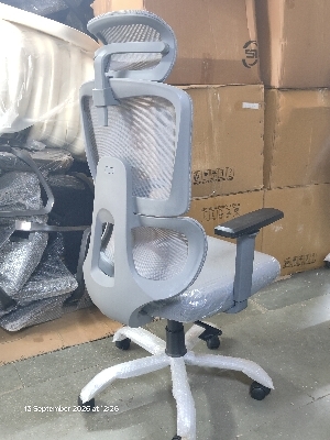 Galanza Hb Mesh Chair Grey - Assembly: No Assembly Required
