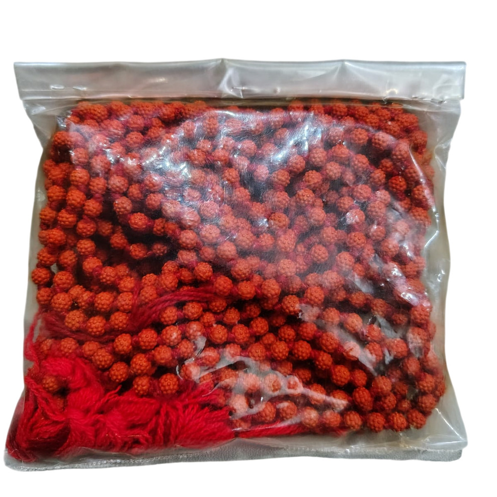 Red Rudraksha Mala