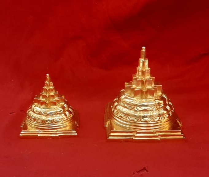 24k Gold Plated Meru Yantra