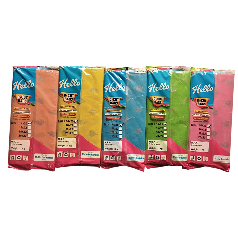 D Cut Plastic Carry Bag