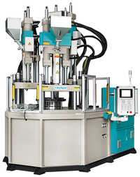 Three Colors Handle Vertical Injection Moulding Machine