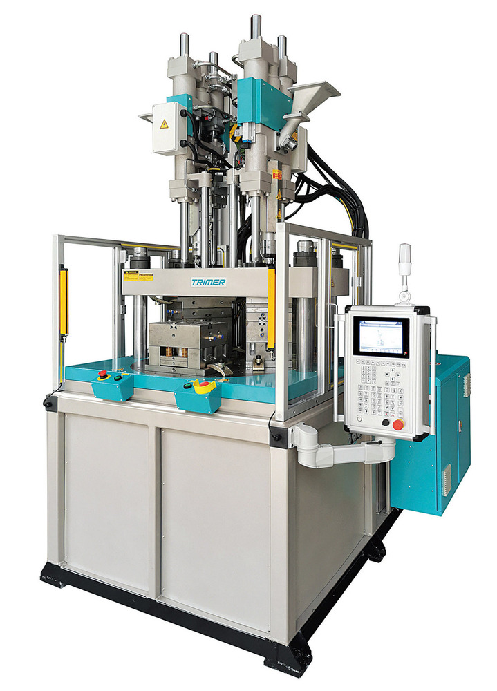 Two Colors Two Stations Vertical Injection Moulding Machine