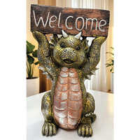27.5 x 17 x 11 inch Welcome Dragon Showpiece