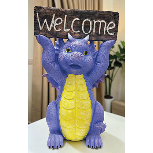 27.5 x 17 x 11 inch Welcome Dragon Showpiece