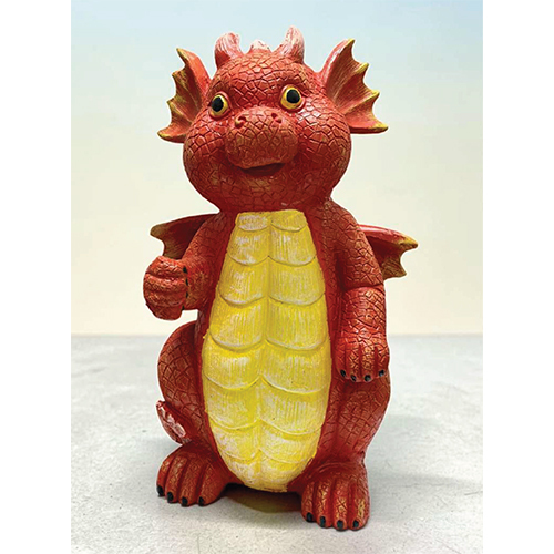 19.5 x 9 x 7.5 inch Welcome Dragon Showpiece