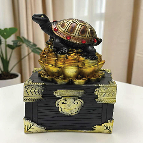 9.5 x 6 x 4 inch Tortoise Showpiece