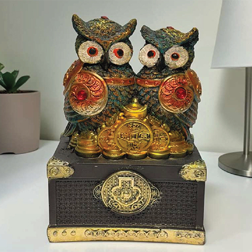 10 x 6 x 4 inch Owl Showpiece