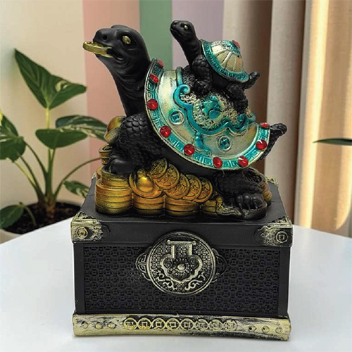 9 x 6 x 4 inch Turtle Showpiece