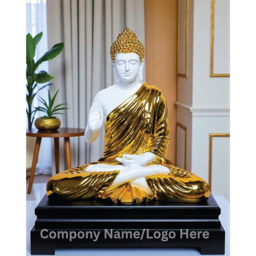 Gb-117 Buddha Showpiece - Size: 18.5 X 15.5 X 9.5
