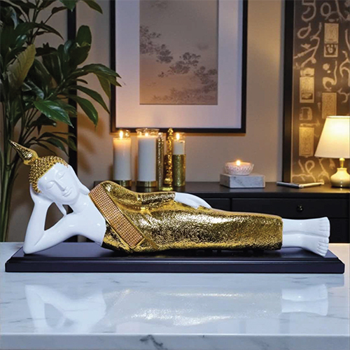 Gb-110 Buddha Showpiece - Size: 9.5 X 25 X 5.5