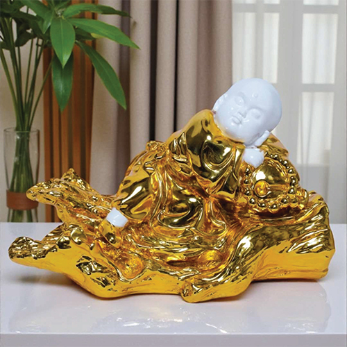 Monk 108 Buddha Showpiece - Size: 7 X 11 X 5.5