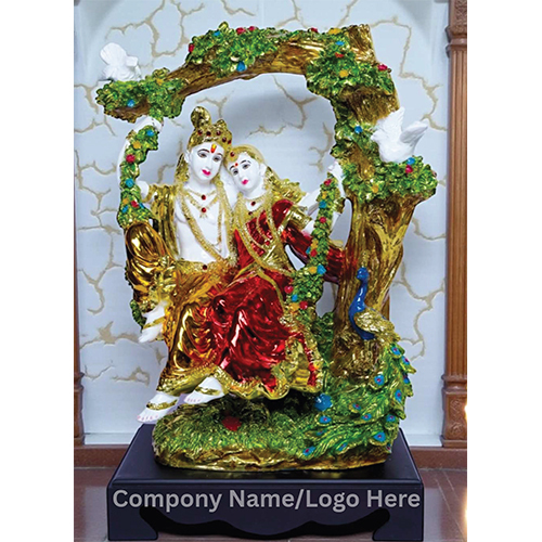 Rk-615 Radha Krishan Showpiece - Size: 18.5 X 13.5 X 8