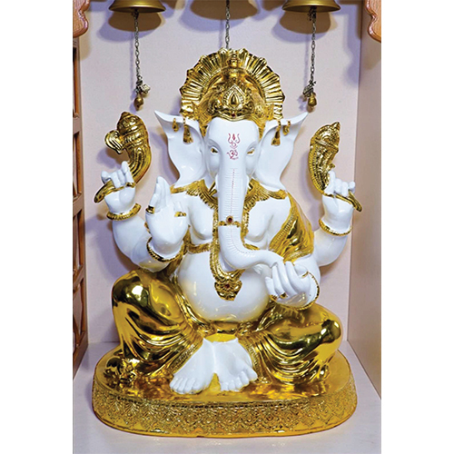 Rk-440 Radha Ganesh Ji Showpiece - Size: 22.5 X 16.5 X 11