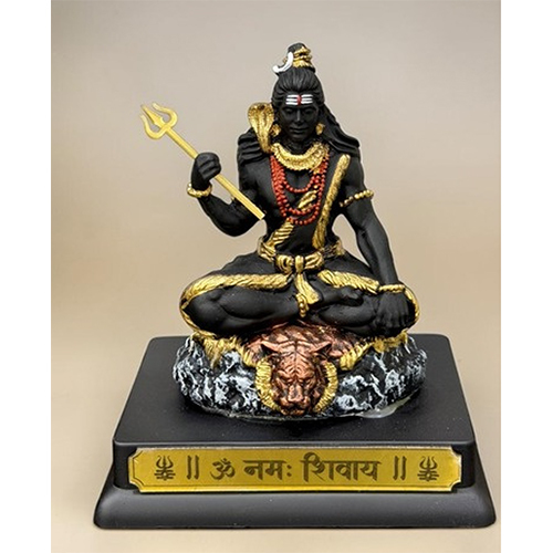Bb-1011 Shiv Ji Car Dashboard Idols - Size: 4.5 X 4 X 3