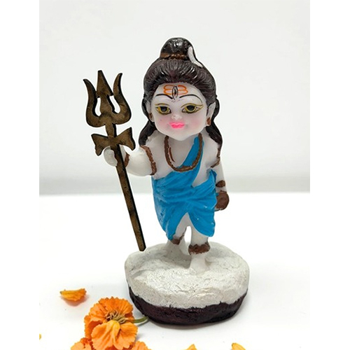 Small Shiv Ji Car Dashboard Idols - Size: 4.5 X 2 X2
