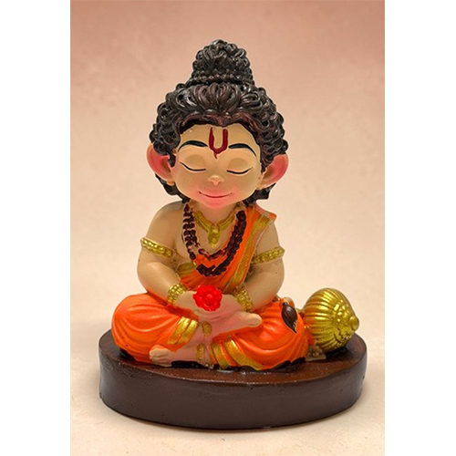 Baby Hanuman Car Dashboard Idols - Size: 4 X 3 X 2