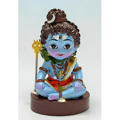 Baby Shiv Car Dashboard Idols - Size: 4 X 2 X 1.5
