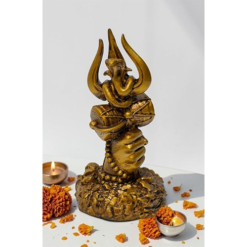 Trishul Shiv Hand Car Dashboard Idols