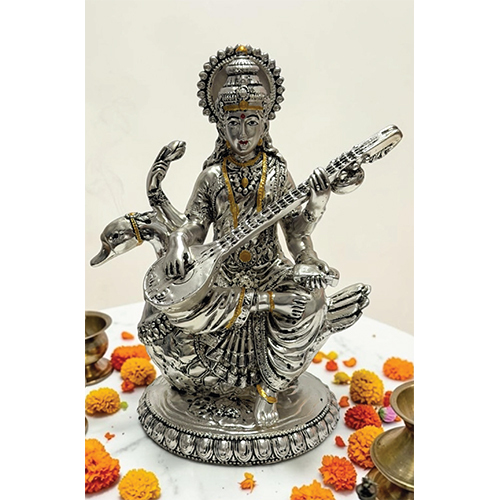 Saraswati Ji Metalising Idols Sculptures