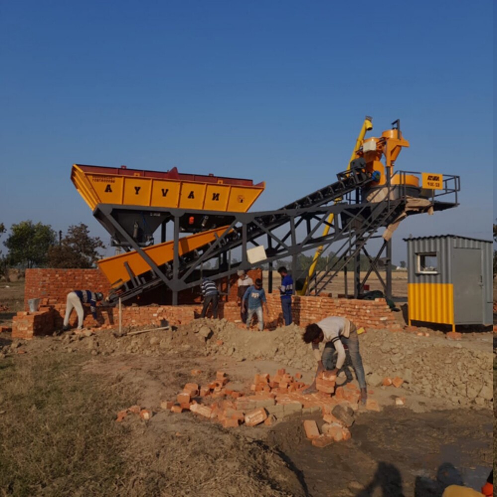 Compact Concrete Batching Plant