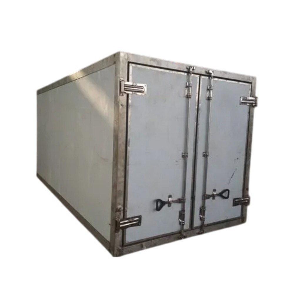 Cold Insulation Refrigerator - Stainless Steel, 600x600x1800 Mm | Double Layer, Manual Defrost, Swing Door, Low Noise