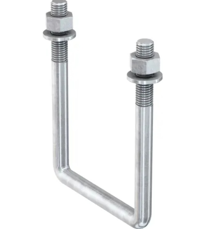 Square U Bolt - Color: Silver