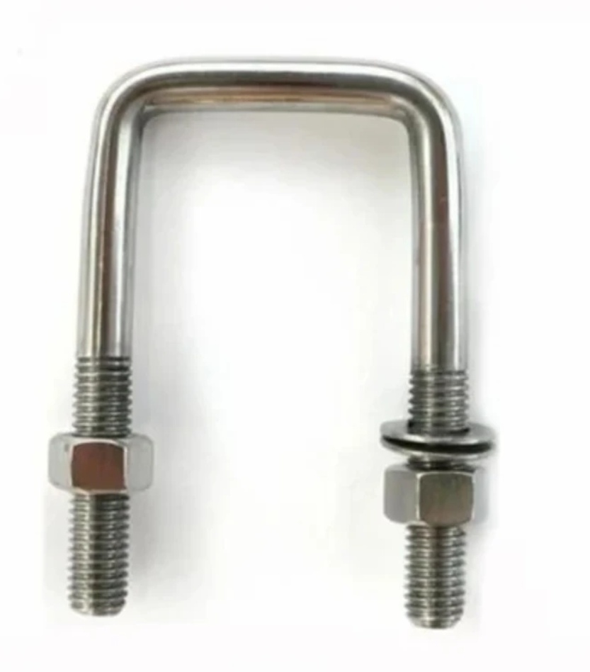 Square U Bolt - Color: Silver