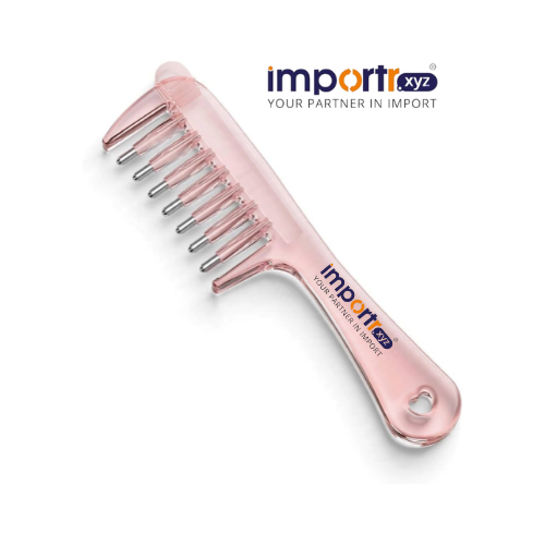 Liquid Glide Comb (7 Tooth Set) - Feature: Dual-Action Scalp Massager