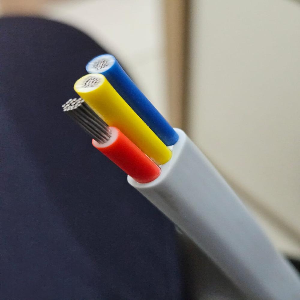 3 core Aluminium Submersible Flat Cable