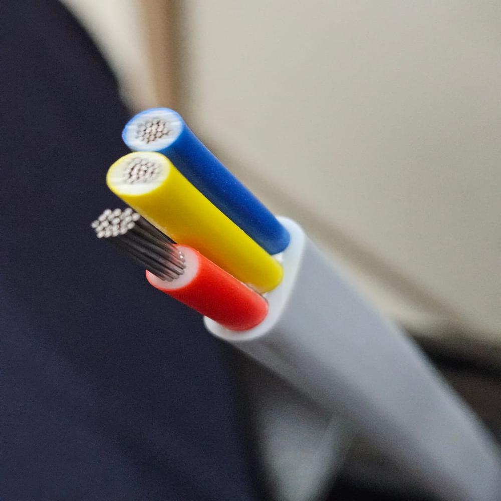 3 core Aluminium Submersible Flat Cable