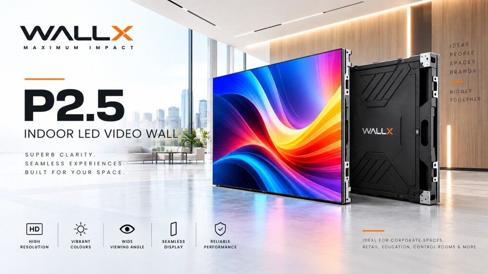 WallX P2.5 Indoor LED Video Wall