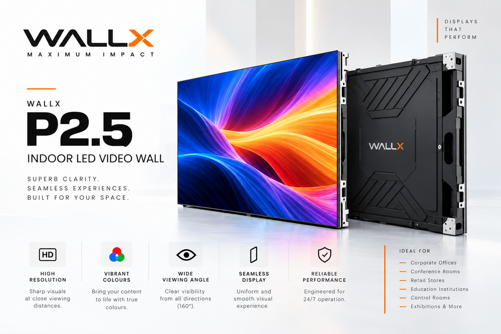 WallX P2.5 Indoor LED Video Wall