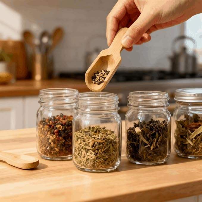 Wooden Spice Scoop