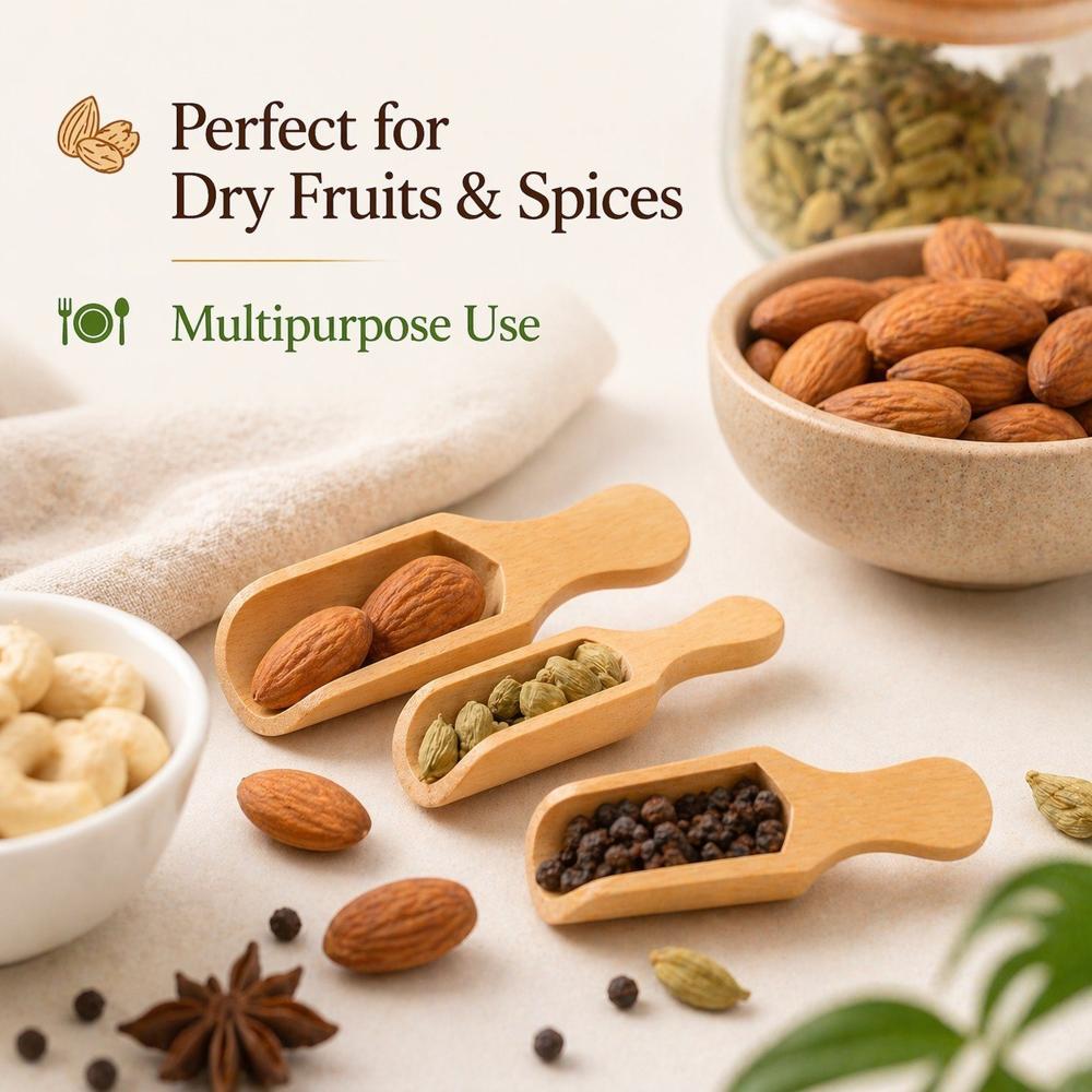 Wooden Spice Scoop