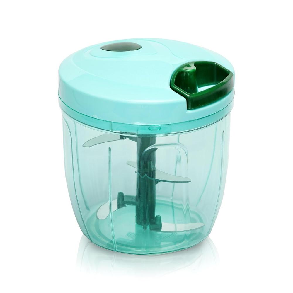 1000ml Dori Chopper with 6 Stainless Steel Blades Manual Vegetable Cutter Onion And Fruit Chopper