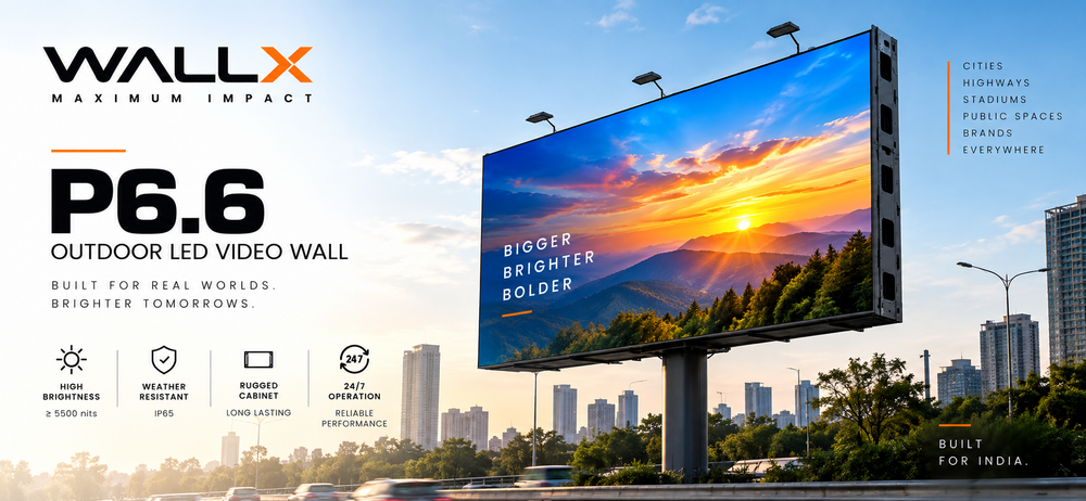 WallX P6.6 Outdoor LED Video Wall