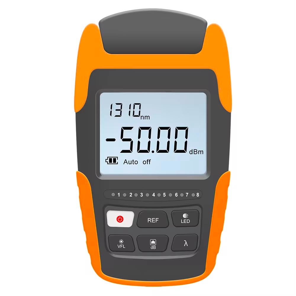 Optical Power Meter Vfl Rechargable Battery - Color: Orange