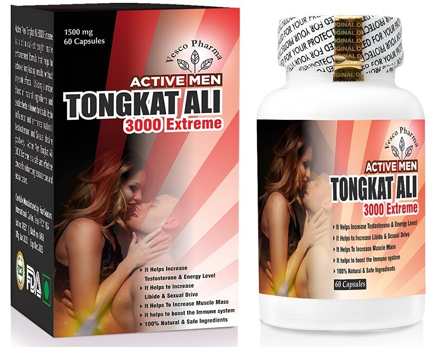 Vesco Pharma Active Men Tongkat Ali 3000 Extreme
